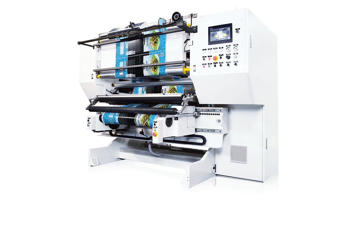 大型印刷材料之高速複捲/檢品機－REF-TLR 系列