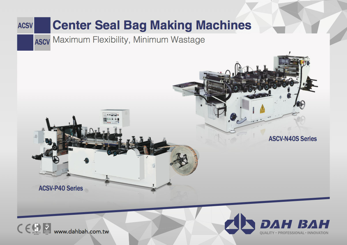 Center Seal Bag Making Machines - ACSV Series