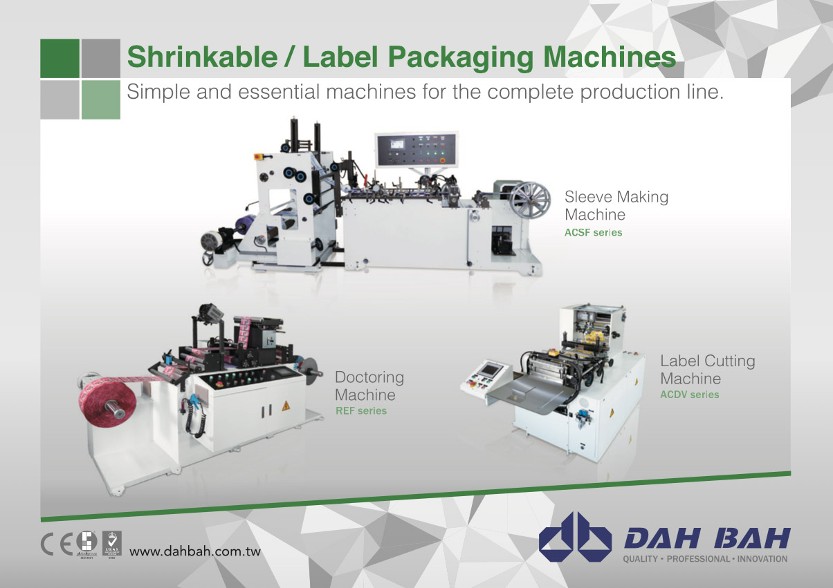 Machine fabricant du PVC à étiquettes thermorétractables - REF-Q Série